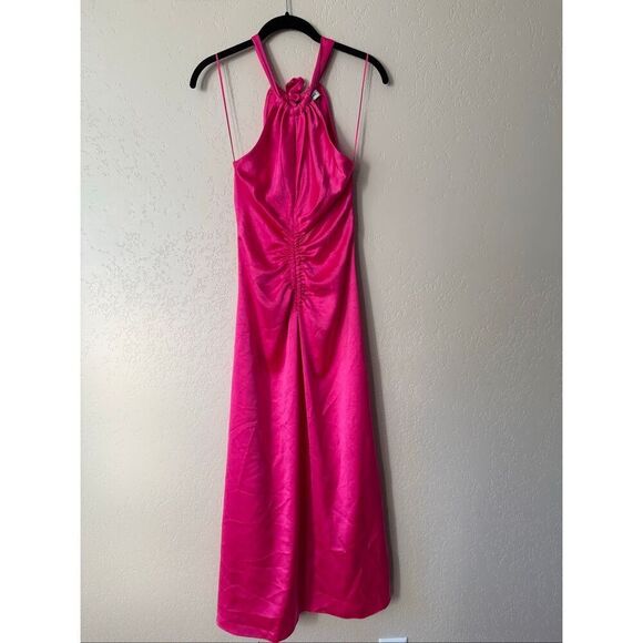 Sandro Courtney Halter Midi Dress - Picture 4 of 8